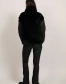 Двусторонняя куртка  с экомехом черная-5
