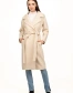 Классическое женское пальто беж-2