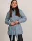Демисезонная куртка женская голубая-1
