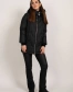 Чорна жіноча куртка біопуховик-5