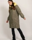 Куртка женская с контрастным капюшоном-4