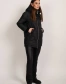 Черная женская куртка биопуховик-6