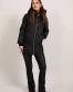 Черная женская куртка биопуховик-2