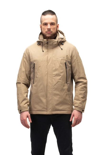 Чоловіча демісезонна куртка оливкова-1