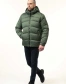 Зимова куртка з біопухом зеленого кольору-5