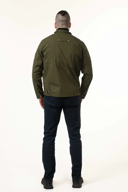 Чоловіча вітровка в кольорі хакі-2
