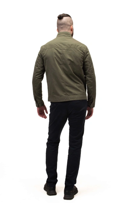 Чоловіча куртка в кольорі хакі легка-2
