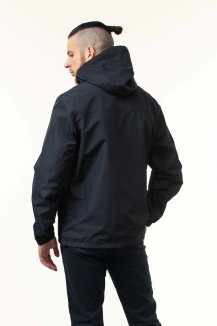 Чоловіча вітровка темно-синя-9