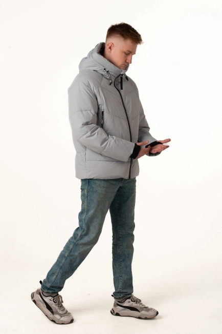 Зимова чоловіча куртка з біопухом-6