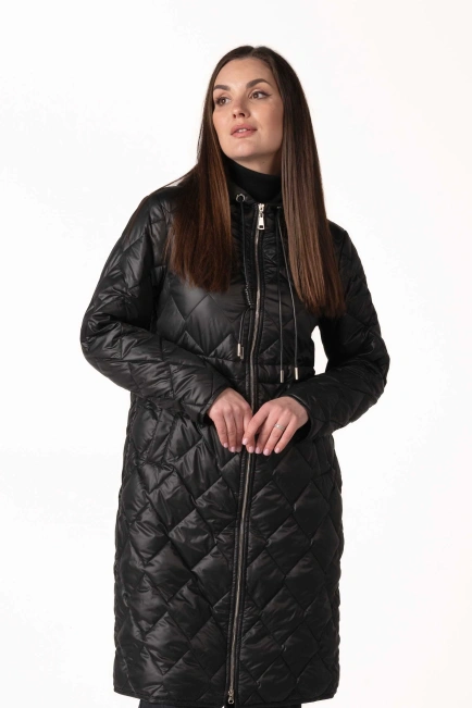 Куртка демісезонна з капюшоном та куліскою-4
