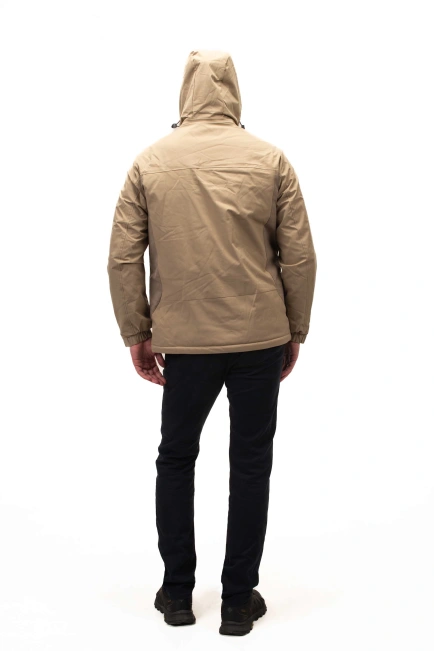 Чоловіча демісезонна куртка оливкова-2