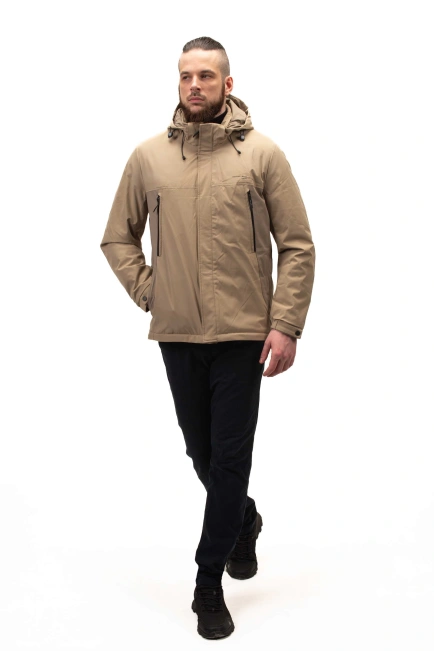 Чоловіча демісезонна куртка оливкова-9