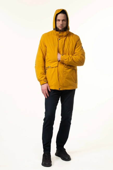 Демісезонна куртка на синтепоні жовта-10