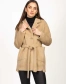 Шуба з еко-хутра бежевого кольору-3