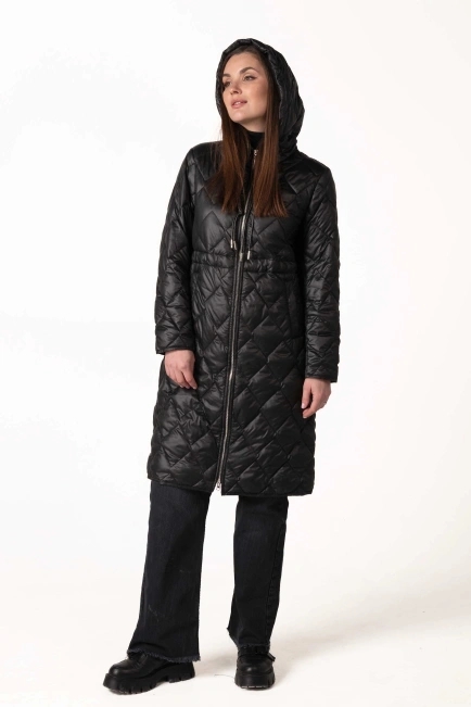 Куртка демісезонна з капюшоном та куліскою-10