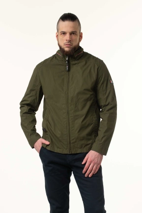 Чоловіча вітровка в кольорі хакі