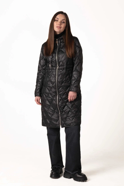 Куртка демісезонна з капюшоном та куліскою-8