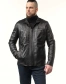 Кожаная куртка мужская с воротником-1