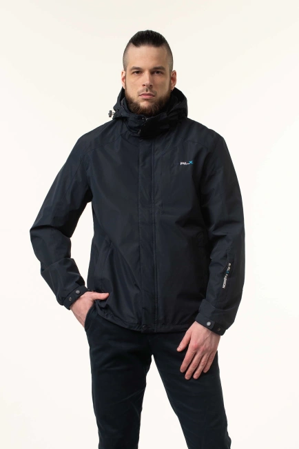 Чоловіча вітровка темно-синя-1