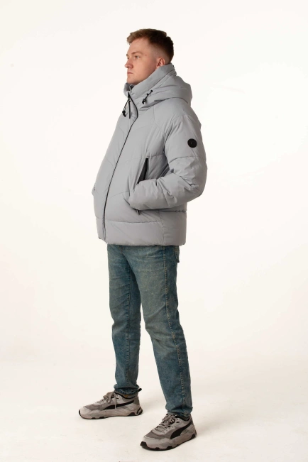 Зимова чоловіча куртка з біопухом-4
